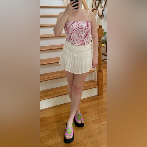 *3 for $9* Retro Psychedelic Crop Top - Picture 1 of 8